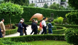 Délégation chinoise accueillie au Parc des Topiaires 